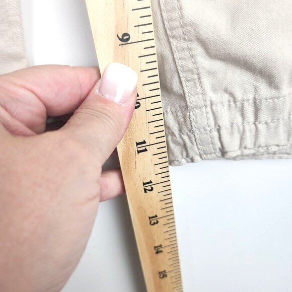 Suko Cargo Shorts Cream Off-White Beige Safari Men's Size 34 - Picture 6 of 10